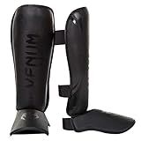 Venum Challenger Standup Shinguards, Black/Black, Medium