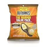 HotHands Toe Warmers - Long Lasting Safe Natural Odorless Air Activated Warmers - Up to 8 Hours of Heat - 6 Pair
