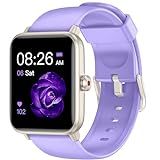 Smart Watch, Fitness Tracker with Heart Rate Monitor, Blood Oxygen, Sleep Tracking, 1.5 Inch Touchscreen Smartwatch for Android iOS Swimming Waterproof Pedometer Step Calories Tracker for Women Men
