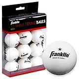 Franklin Sports 1 Star Table Tennis Balls (Pack of 12), 40 mm