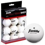 Franklin Sports 1 Star Table Tennis Balls (Pack of 12), 40 mm