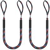 Botepon Bungee Dock Lines for Boats, Quick Connect No Knots, Shock Absorbing Mooring Lines, Boating Gifts for Men, Boat Accessories for Pontoon, Bass Boat, Jet Ski
