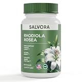 Salvora Rhodiola Rosea Supplement – Golden Root Adaptogen Capsules - Rhodiola Rosea Extract Powder Alternative with Salidroside for Stress Support - Energy, Focus & Performance