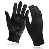 Unigear Running Gloves, Touch Screen Anti-Slip Lightweight Gloves Liners for Cycling Biking Sporting Driving for Men Women (Medium)