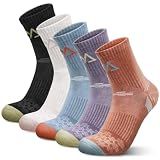 innotree Merino Wool Hiking Socks for Women, 5 Pairs, Medium