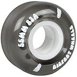 Bigfoot Wheels Bigfoot Skateboard Wheels 55mm 83A Soft Cruiser Filmer Wheels Black (Set of 4)