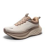 NORTIV 8 Women's Walking Shoes Cushion Comfortable ActiveBreeze Running Tennis Shoes Non-Slip Workout Gym Sports Athletic Breathable Fashion Sneakers,Size 8,Beige/Khaki,SNWS248W
