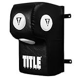 TITLE Boxing Wall Mount Menace Training Bag - Uppercut Bag, Angle Punching Bag