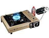 Gas One GS-3400P Propane or Butane Stove Dual Fuel Stove Portable Camping Stove - Patented - with Carrying Case Great for Emergency Preparedness Kit