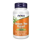 NOW Foods Supplements, Green Tea Extract 400 mg with Vitamin C, Cellular Protection*, 100 Veg Capsules