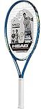 HEAD Speed 25 Junior Pre-Strung Tennis Racquet, Lightweight Youth Tennis Racket for Kids & Beginners, Durable Aluminum Frame, Age 8-10, 25 inch, Blue
