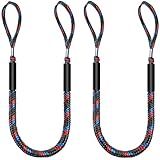Botepon Boat Bungee Dock Lines, Boating Gifts for Men, Boat Accessories, Pontoon Accessories, Mooring Lines for Bass Boat, 4 Feet