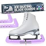 Kami-So Ice Skate Guards | Adjustable Hard Covers | Figure Skate Blades Protector | Hockey & Skating Accessories | Durable Protective Gear for Walking Off Ice for Men & Women | Purple