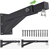 BeneLabel Wall Mount Punching Bag Hanger with Adjustable Length 17-25 inch Heavy Bag Holder 800 LB Capacity Punching Bag Hanging Bracket for Boxing Bag