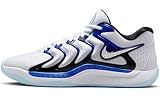 NIKE KD17 Basketball Shoes (FJ9487-100, White/Black/Game Royal/White) Size 9