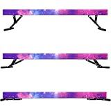 FC FUNCHEER 8FT Adjustable Balance Beam for Kids Gymnastics - 4-Knob Quick-Adjust, Tri-Lock Stability, Competition 4" Width, 3 Heights (17/32/42cm) for Home Training Equipment Ages 4+