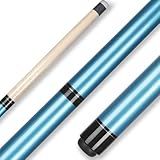 IIQ 2 in 1 Jump Break Stick 23~25oz Heavy Hitter Jump Break Pool Cue Stick 3 Pieces Canadian Maple Wood (Blue)