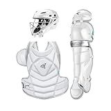 Easton | JEN SCHRO FUNDAMENTAL 2.0 Fastpitch Softball Catcher's Set | White M
