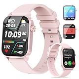 Smart Watch for Women, 120 Sports Modes Smartwatch with 1.83" HD, Alexa Built-in, Heart Rate/Sleep Monitor, IP67 Waterproof, Bluetooth Call & Music Control Fitness Watch for iPhone/Android (Deep Pink)