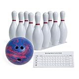 Champion Sports Bowling Set with Plastic Pins - Ball Included