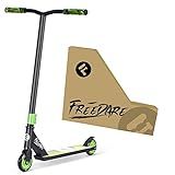 FREEDARE Complete Pro Scooter JB-1 Stunt Scooter for Kids 8 Years and Up, Teens, Adults, Trick Scooter for Beginners Green