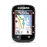 COOSPO Color Touchscreen GPS Bike Computer CS600, Wireless IPX7 Waterproof Cycling GPS Speedometer with Bluetooth/ANT+, Backlight Route Navigation, Support Bike Radar & 36H Battery Life