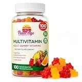 Flamingo Supplements Multivitamin Gummies | Vegan Friendly, Kosher Halal NO Gluten or Gelatin, no GMO| for Men, Women & Kids| 3 Natural Flavors | Vitamins C, B3, B12, Biotin, Zinc & More| 100 Gummies