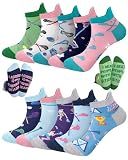 Croloose 10 Pairs Funny Lacrosse Socks for Women Teens Girls