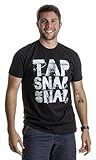 Tap, Snap, or Nap - Brazilian Jiu Jitsu MMA Submission Fighting Unisex T-Shirt-Adult,M Black