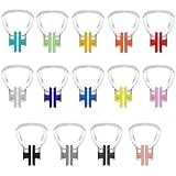 Hurdilen Swimming Nose Clip, 14 Packs Swim Nose Plugs with Waterproof Silica Gel for Kids (Age 7+) and Adults, Multi-Color