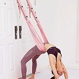 Tchrules Leg Stretcher Strap, Backbend Training Belt with Door Anchor, Flexibility Trainer Stretching Equipment Assist Stretch Strap for Fitness Gymnastics Dance Aerial Yoga Ballet