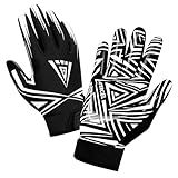 ATERCEL Football Gloves Men Football Receiver Gloves, Enhanced Performance and High Grip Rugby Glove for Adults