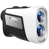 Hoorola Range Finder Golf, 1200 Yards Rangefinder with Slope, 7X Magnification, Flag Pole Locking Vibration, IP54 Water Resistant, Rechargeable Battery, Magnet Stripe, Golf Accessories for Men Women