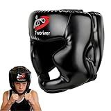 Boxing Headgear 1 Pack, Adjustable MMA Headgear for Adult Men & Kids, Closed-Type Boxing Helmet, Sparring, Muay Thai, Kickboxing Training Gear, Strong Grip