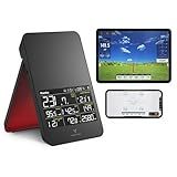 SC4 PRO Golf Launch Monitor & 3D Driving Range Simulator for Indoor and Outdoor Use | Portable Golf Swing Analyzer Home Tracker with Built-in Screen w/Voice Output No Monthly Subscription