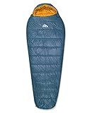 iClimb 3M Thinsulate Insulation Mummy Sleeping Bag with Compression Sack Ultralight Compact Warm Washable for Adults Indoor Outdoor Backpacking Camping Hiking (41F, Blue)