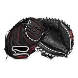 Wilson A700 FPCM 32.5" Baseball Catcher's Mitt - Black/Silver/Red, Right Hand Throw