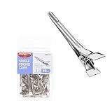 RED by Kiss 40pcs 1.75" Slide-In Hair Clips, Durable Metal Curl Setting Clips for Hairdressing, Sectioning & Retwisting, Rust-Free Hair Pins for Dreads, Dreadlocks, & Twist Styles