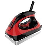 Swix T73D Digital Ski, Snowboard Waxing Iron with 18mm Base Plate, 110V, Red