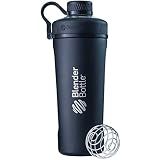BlenderBottle Radian Stainless Steel Shaker Bottle 26 oz Black