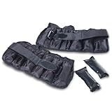 CAP Barbell Adjustable Ankle Weights,10-Pound , Black