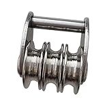 Generic Stainless Steel Windsurfing Sail Pulley Set, as described, Silver