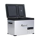 Alpicool CHS55 Dual Temperature Control 12 Volt Refrigerator 42 Quart Portable Car Fridge Freezer (-4°F~68°F) for Truck, RV, Boat, Camping and Travel