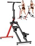 YOLEO Adjustable Resistance Stair Steppers for Exercise at Home, Folding Cardio Stairmaster with 3 Workout Modes & Oversized Pedal,90% Pre-Assembled Stair Climber with Handlebar for Full Body Workout