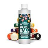 Pool Ball Cleaner & Polisher 16oz – 3-in-1 Formula Cleans, Restores & Protects Billiard Balls – Removes Chalk, Dirt & Stains – Enhances Shine & Accuracy – Safe for Phenolic Balls – Made in USA