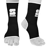 Stealth Sports Ankle Support – Muay Thai Ankle Support for Martial Arts, Gym – Durable and Reliable Boxing Gear – Kick Boxing, MMA & Combat Sports (S/M)