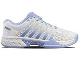 K-Swiss Women's Express Light Pickleball Shoe, Bright White/Open Air/Estate Blue, 8 M