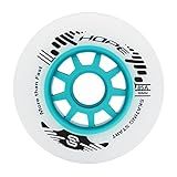 SKT HP Speed Inline Skate Wheels, 8 Pack 90mm 85A Replacement Roller Skate Wheels for Outdoor Speed Skating Skate Blue