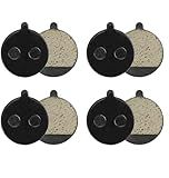 8 Pcs Brake Pads for Gotrax GXL V2, Apex, Apex XL, XR Ultra, Semi-Metallic & Resin Disc Pads for Electric Scooter, Low Noise, Durable, Stable Braking Force, Wear Resistant Scooter Accessories