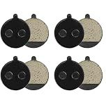 8 Pcs Brake Pads for Gotrax GXL V2, Apex, Apex XL, XR Ultra, Semi-Metallic & Resin Disc Pads for Electric Scooter, Low Noise, Durable, Stable Braking Force, Wear Resistant Scooter Accessories